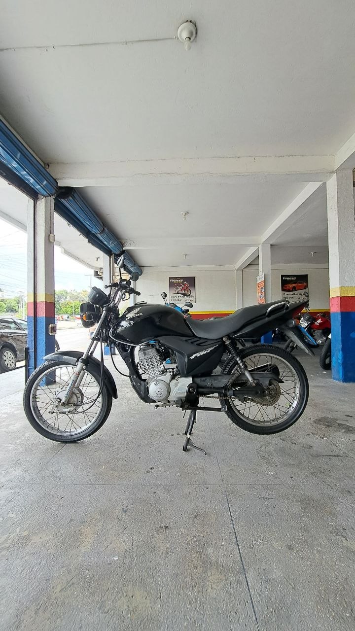 HONDA CG 125 FAN KS 2010 LATERAL ESQUERDA